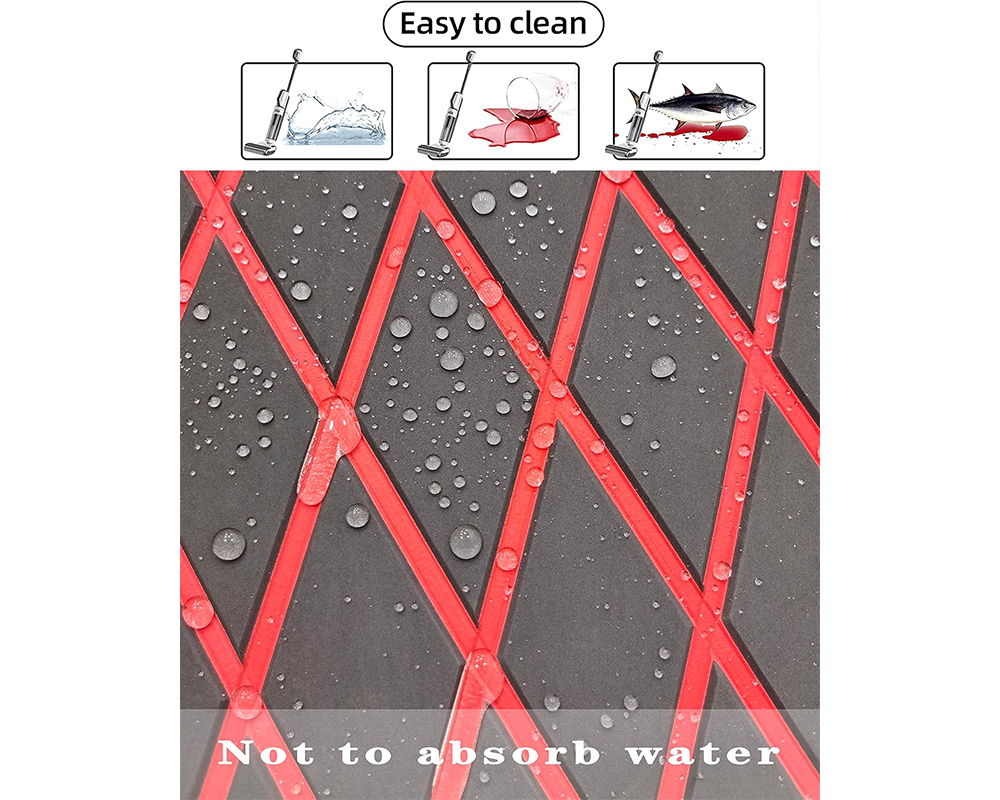Self adhesive boat mat