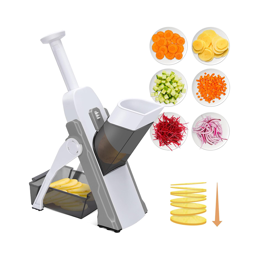 Adjustable vegetable slicer chopper