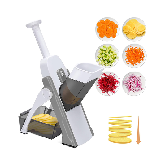 Adjustable vegetable slicer chopper