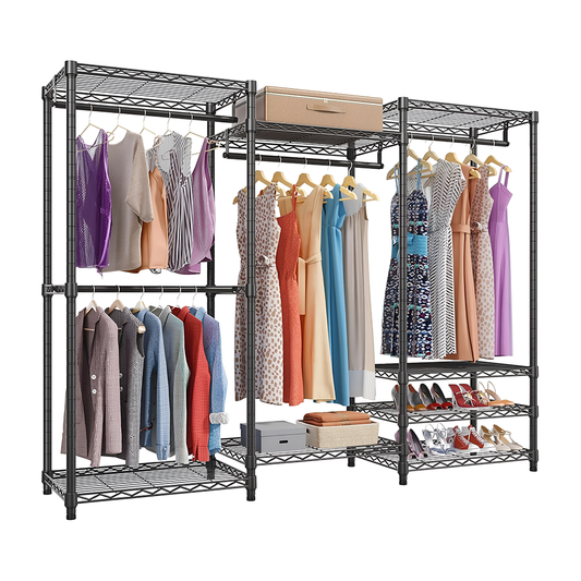 Portable Clothes Rack Wardrobe Organizer