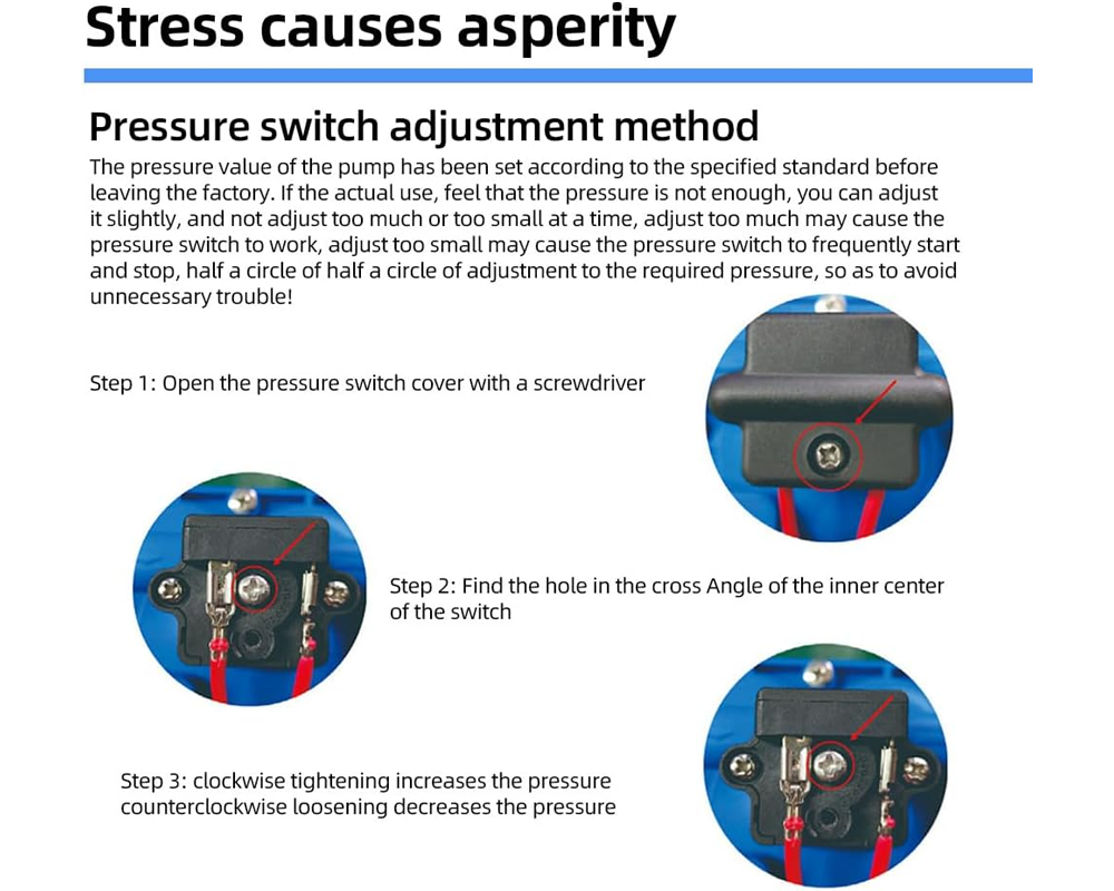RV Marine Pressure Pump 55PSI 12V