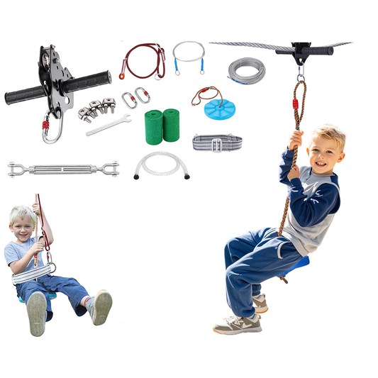 100ft outdoor zipline kit