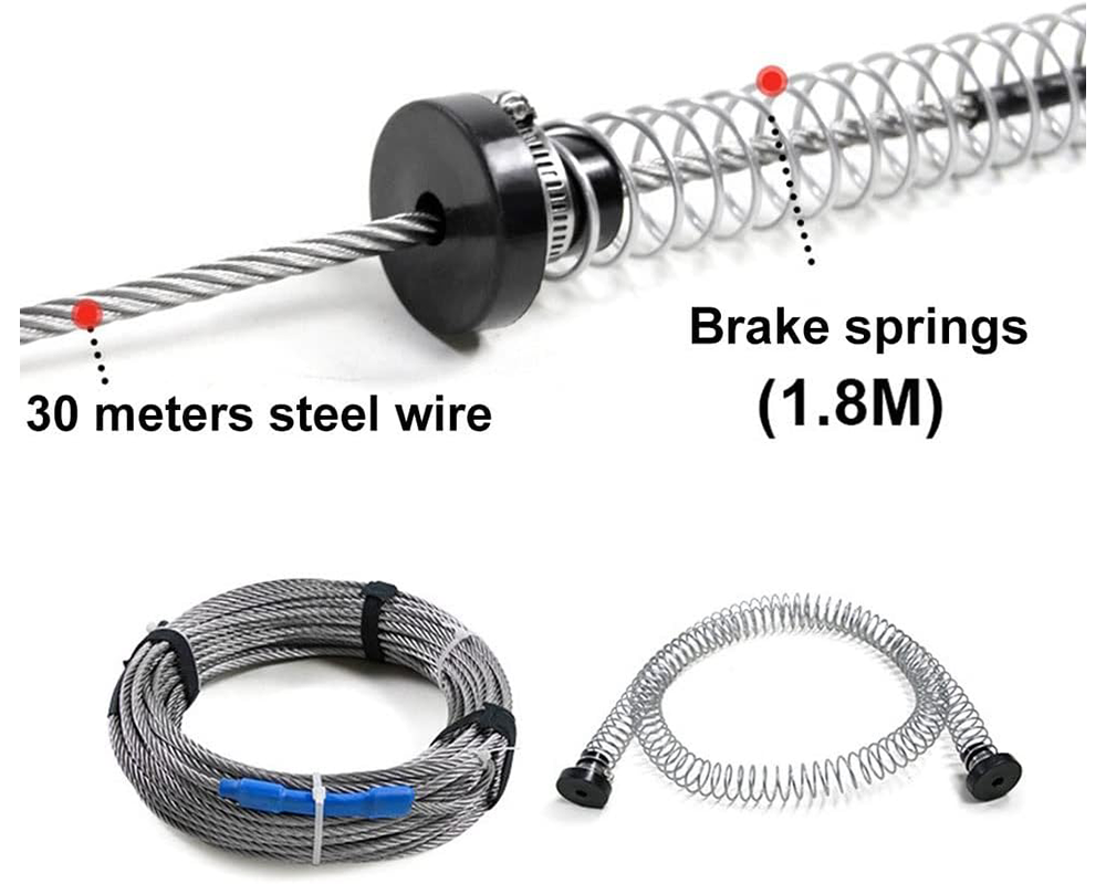 Zipline Kit for 100ft Outdoor Zipline Kit with Seat & Harness