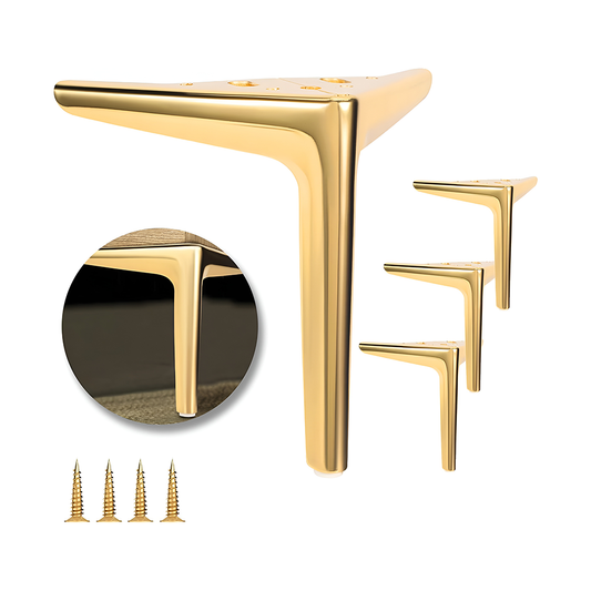 Gold metal furniture legs