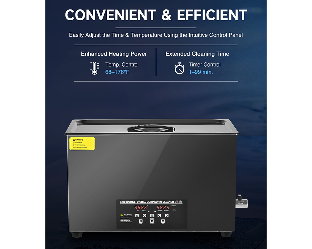 30L Ultrasonic Cleaner with Timer Heating Machine Digital Sonic Cleaner