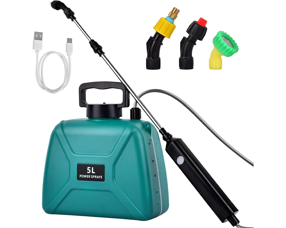 Rechargeable plant mister sprayer
