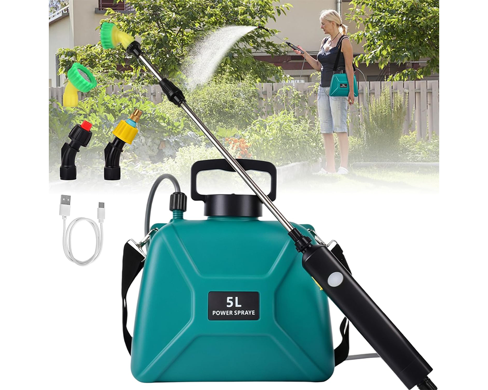 Garden sprayer with filter hose