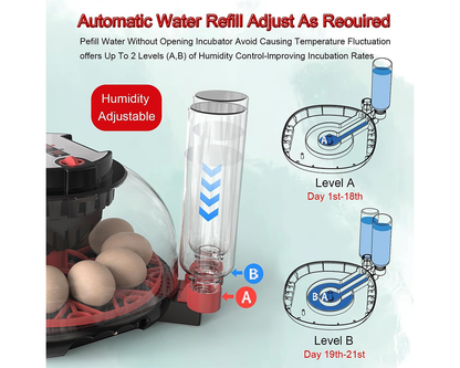 incubator on farm table