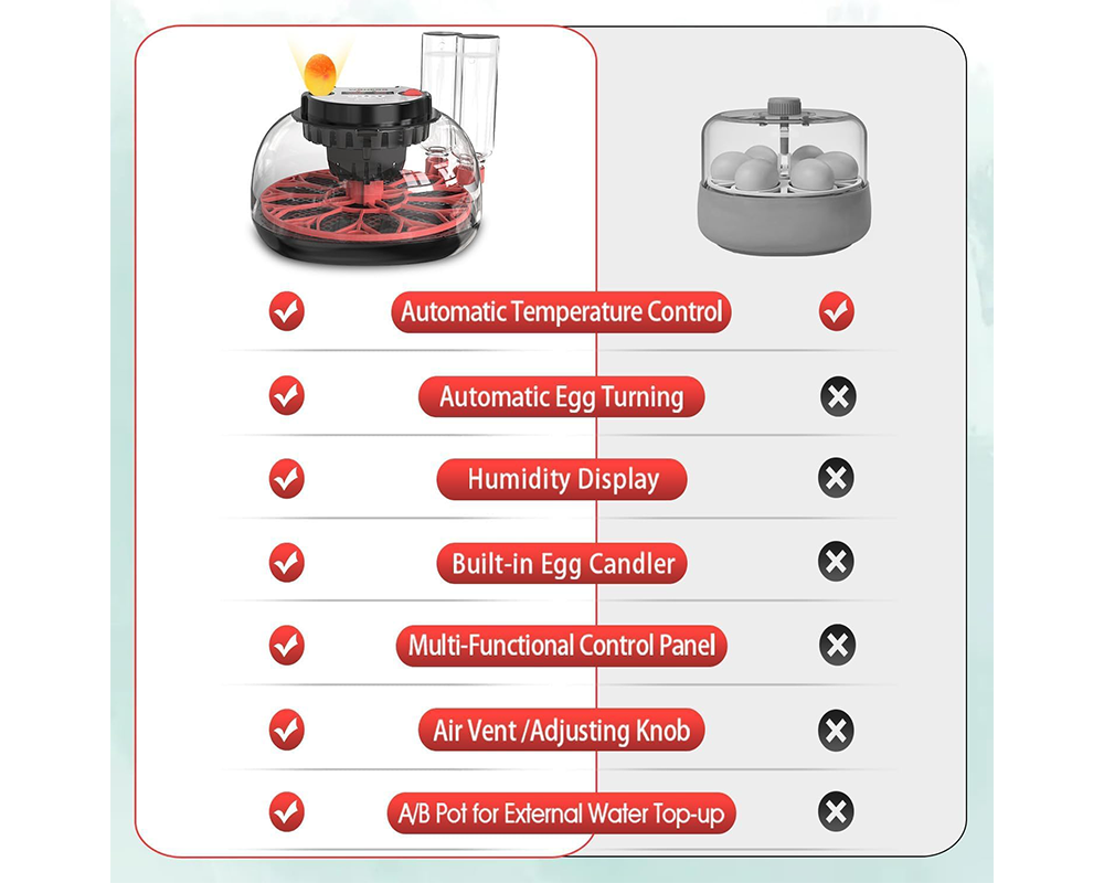 incubator with water bottles