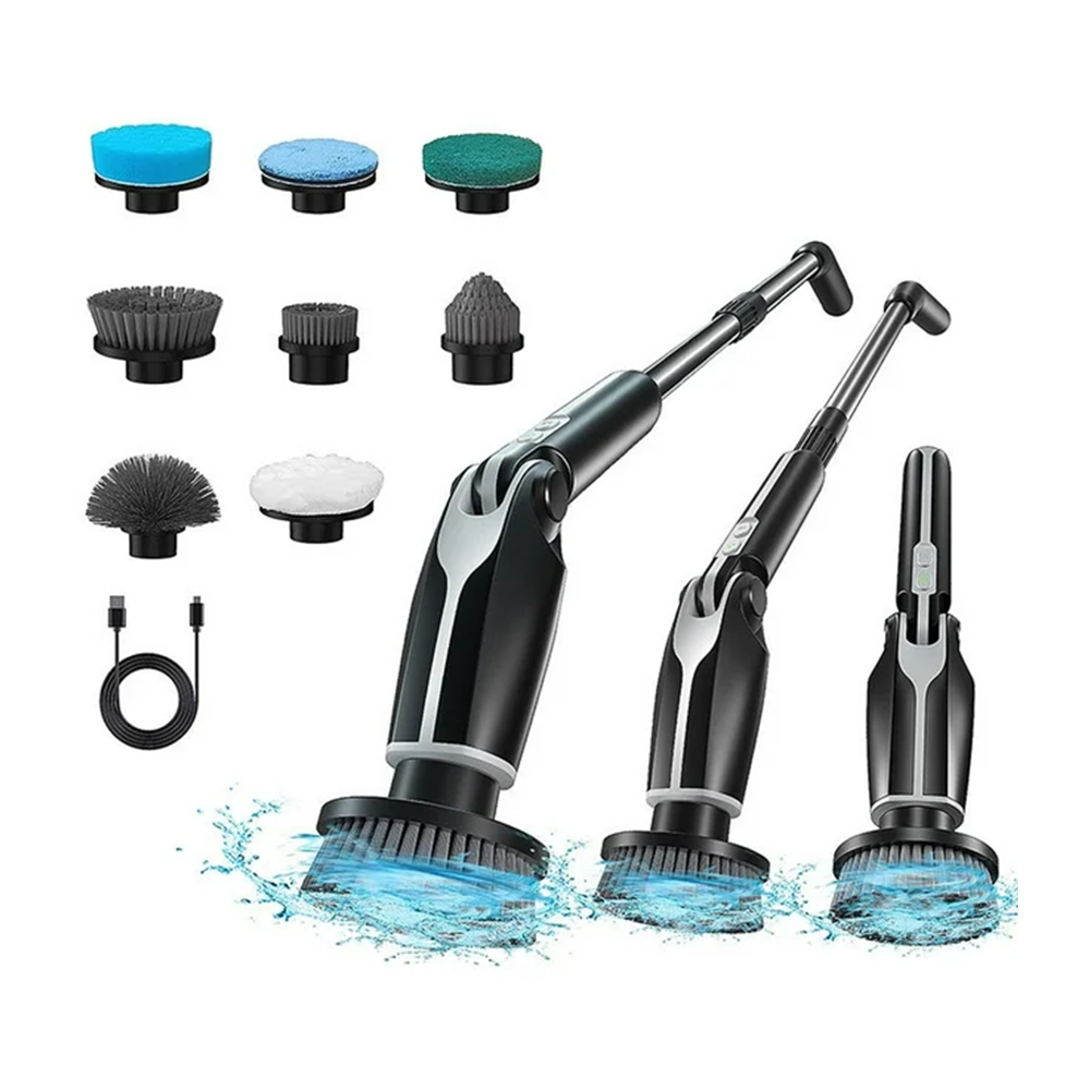 cordless electric spin scrubber