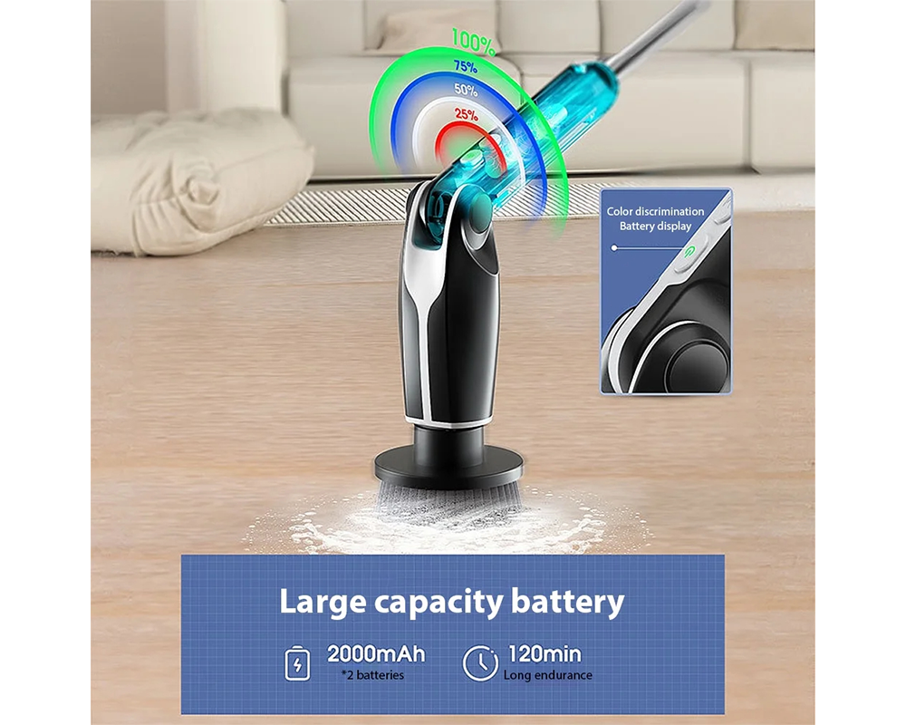bathroom cleaning scrubber