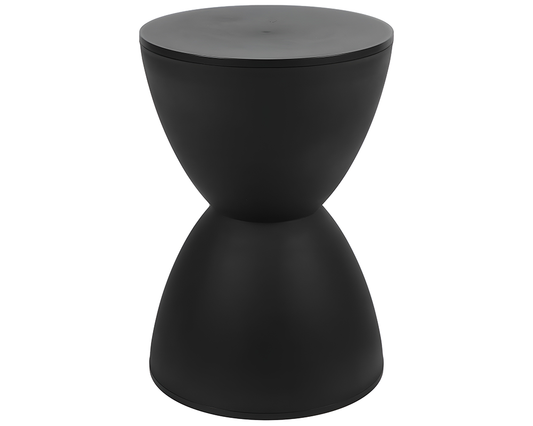 Modern hourglass side table