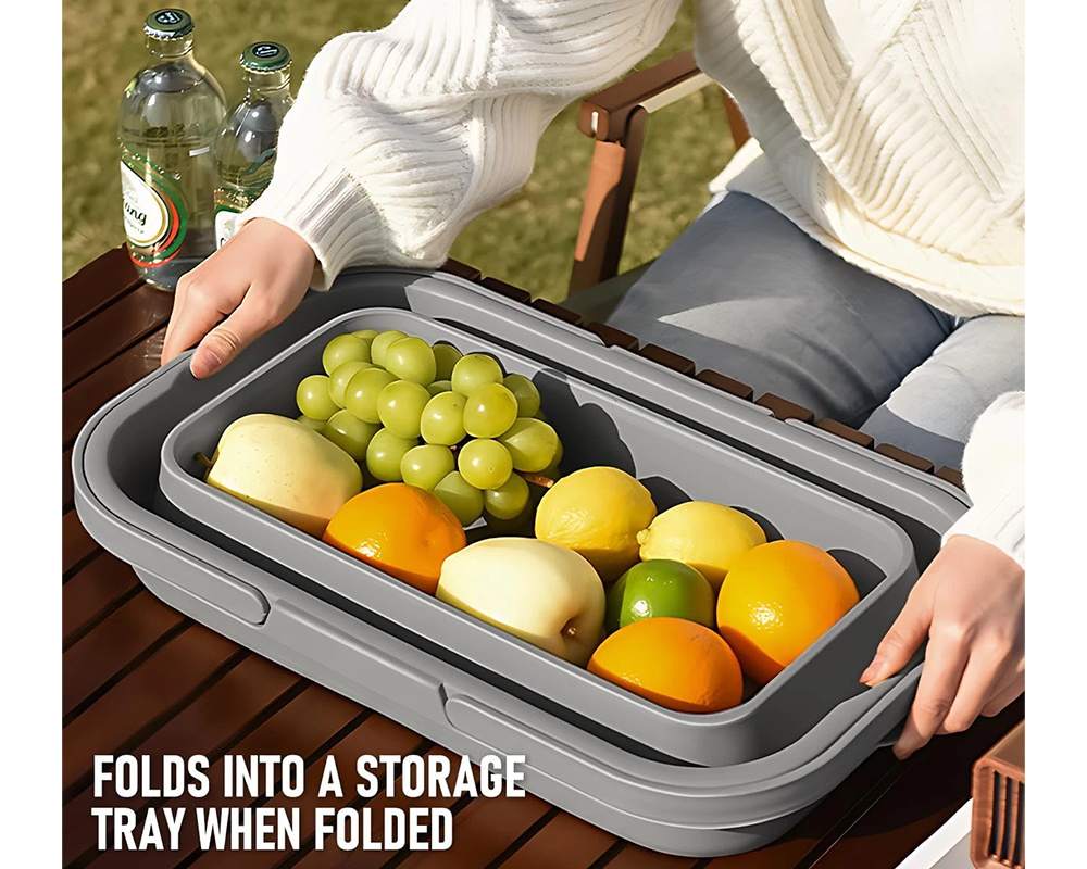 Durable outdoor storage basket
