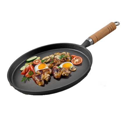Cast iron non stick frying pan