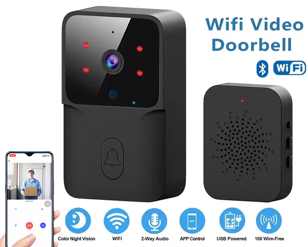 Wireless video doorbell