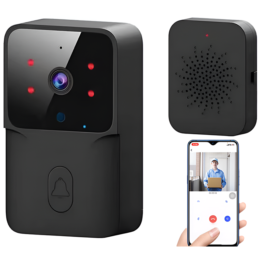 Smart wireless doorbell camera