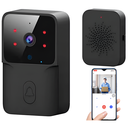 Smart wireless doorbell camera