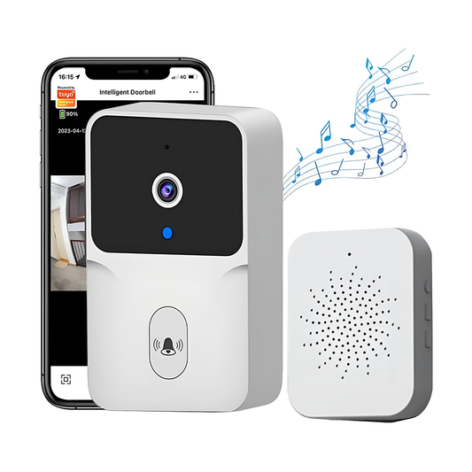 Wireless doorbell camera