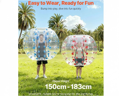 Safe inflatable bumper balls