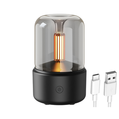 Aroma diffuser with soft light