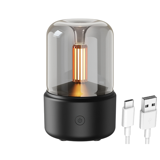 Aroma diffuser with soft light