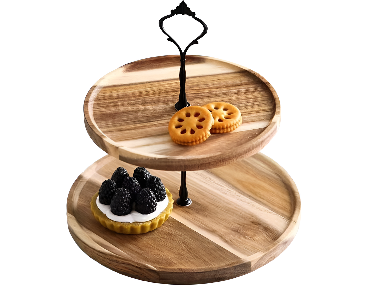 Wooden dessert display stand