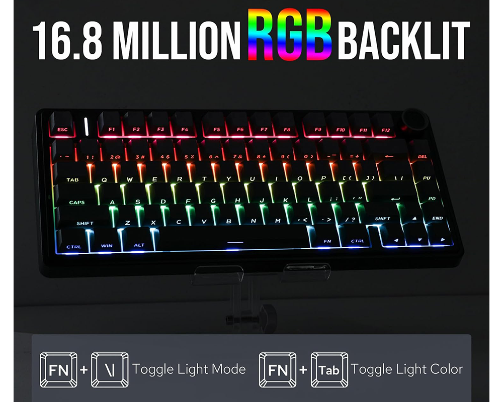 RGB backlit keyboard