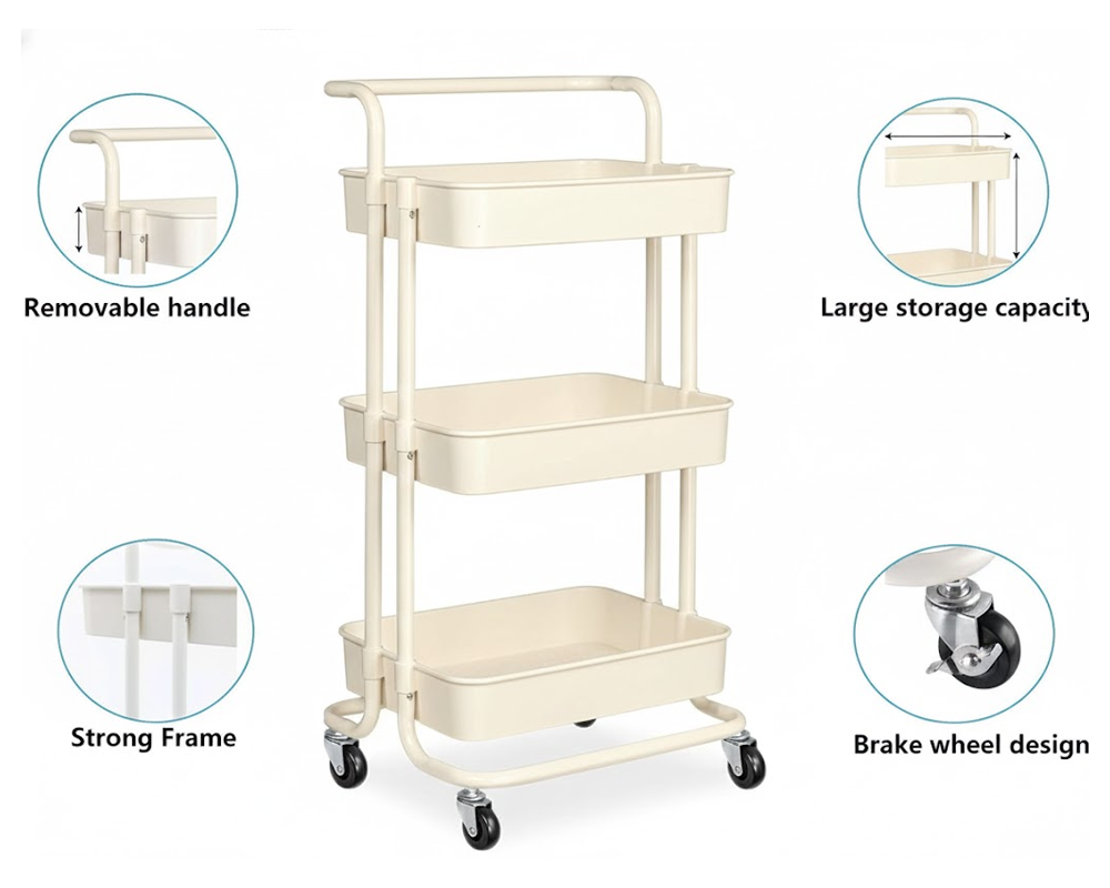Kitchen Storage Trolley