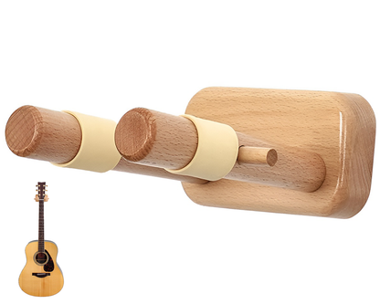 wall hanger holding guitar