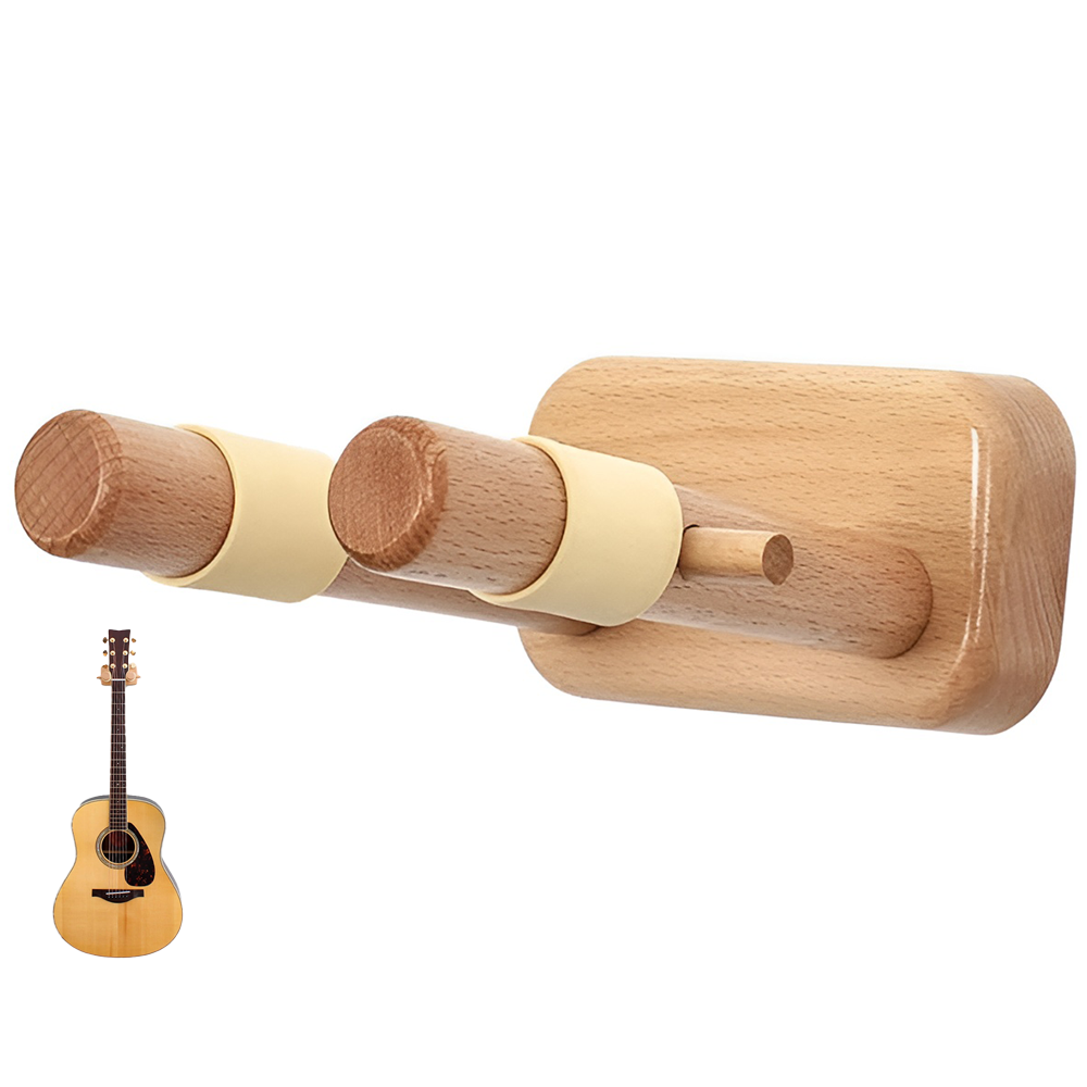 guitar wall hanger on wall