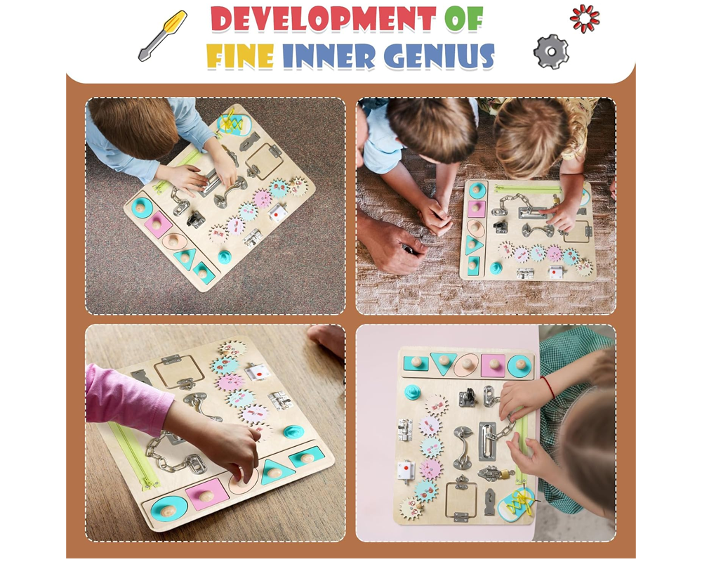 Wooden toddler learning toy
