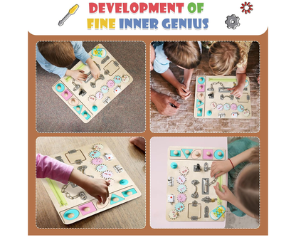 Wooden toddler learning toy