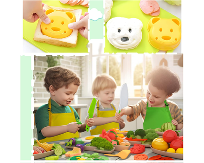 28-Piece Kids Safe Knife Set for Montessori Kitchen Tools