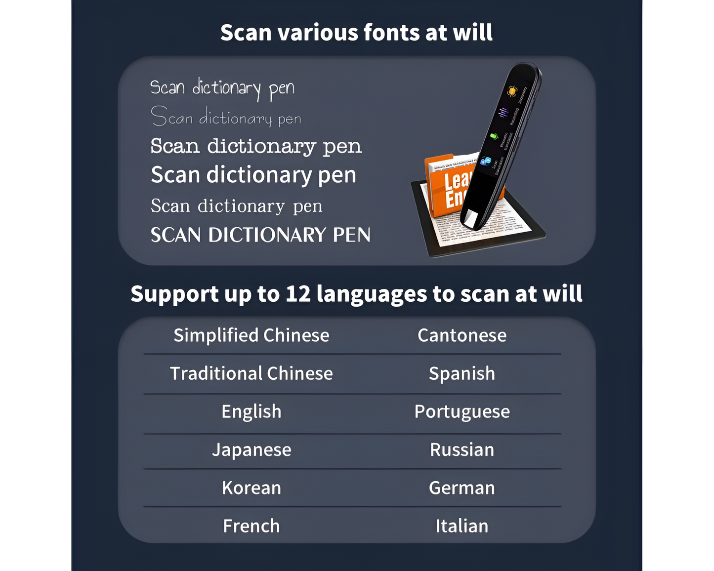 Smart WiFi Language Translator Pen