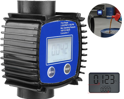 compact turbine flow meter design