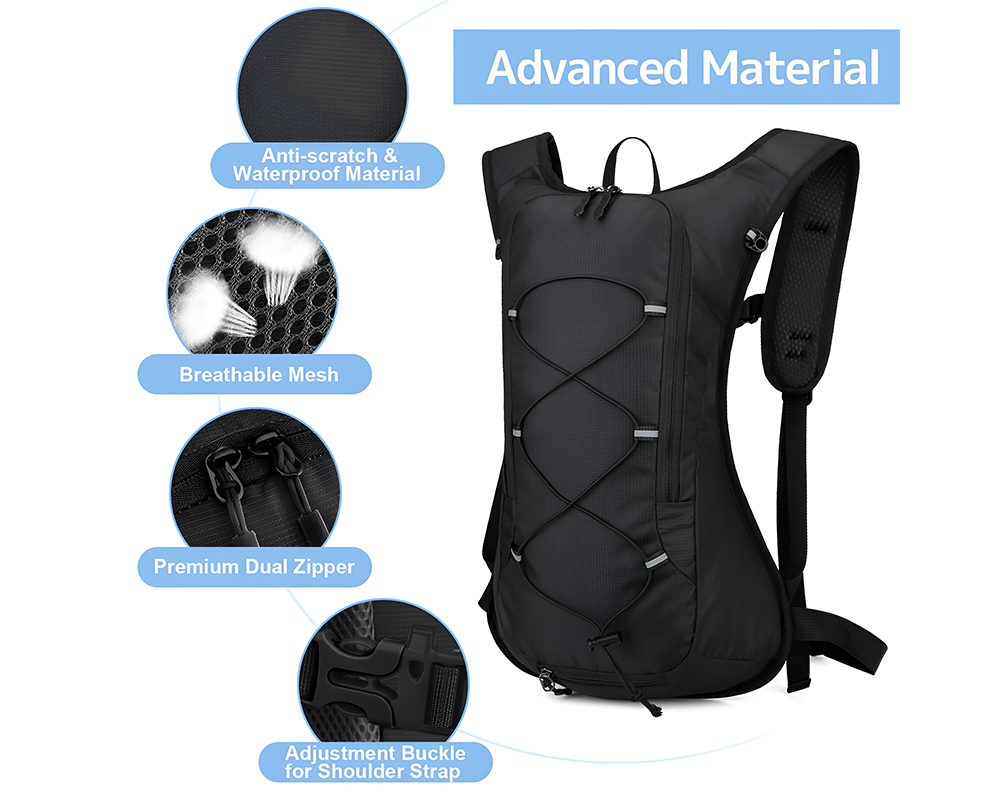 Comfort padded hydration pack