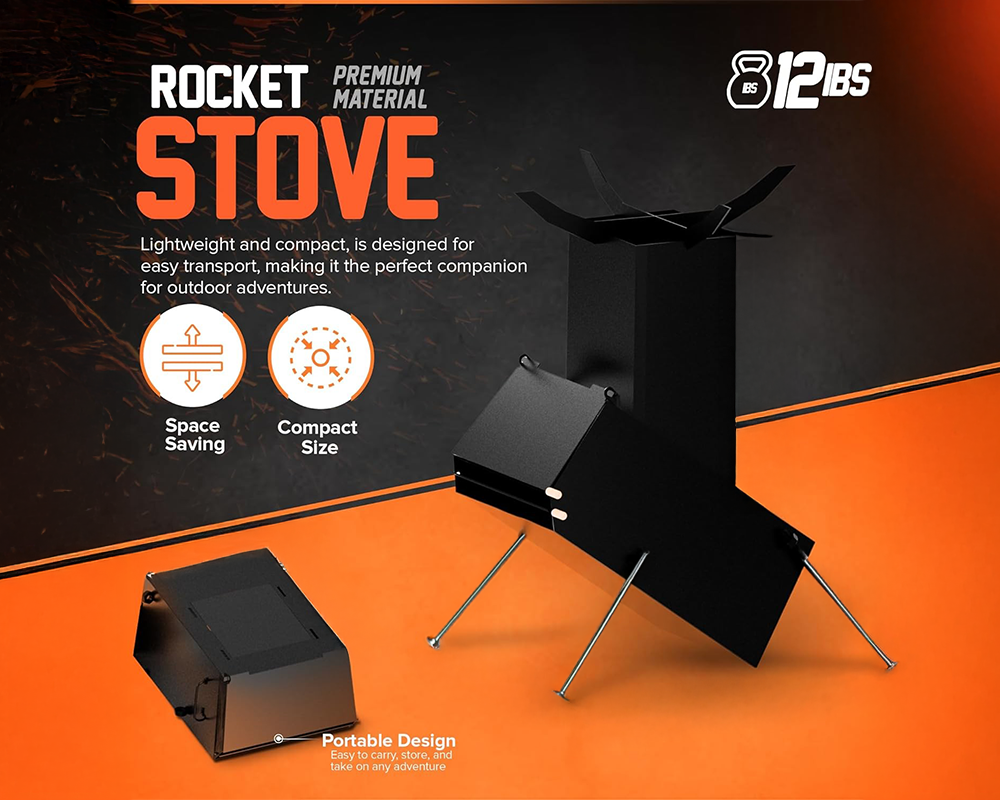 Heavy duty camping stove