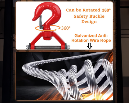 Wireless Hoist Winch 500KG