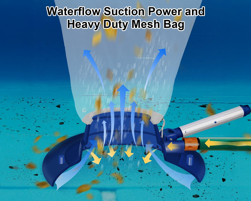 Swimming Pool Vacuum Leaf Eater Cleaner