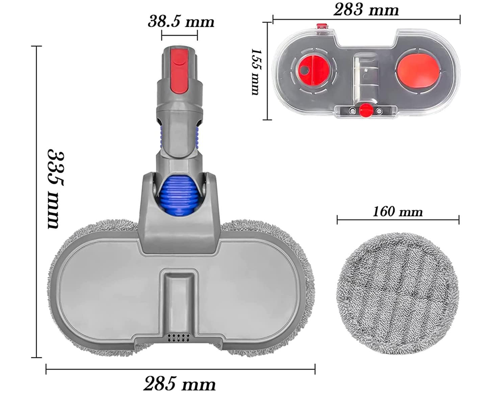 Wet and dry mop tool
