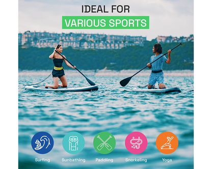 Lightweight navy blue paddle board