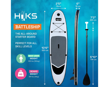 SUP board with hand pump