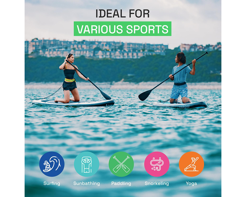 Paddle board with detachable fin