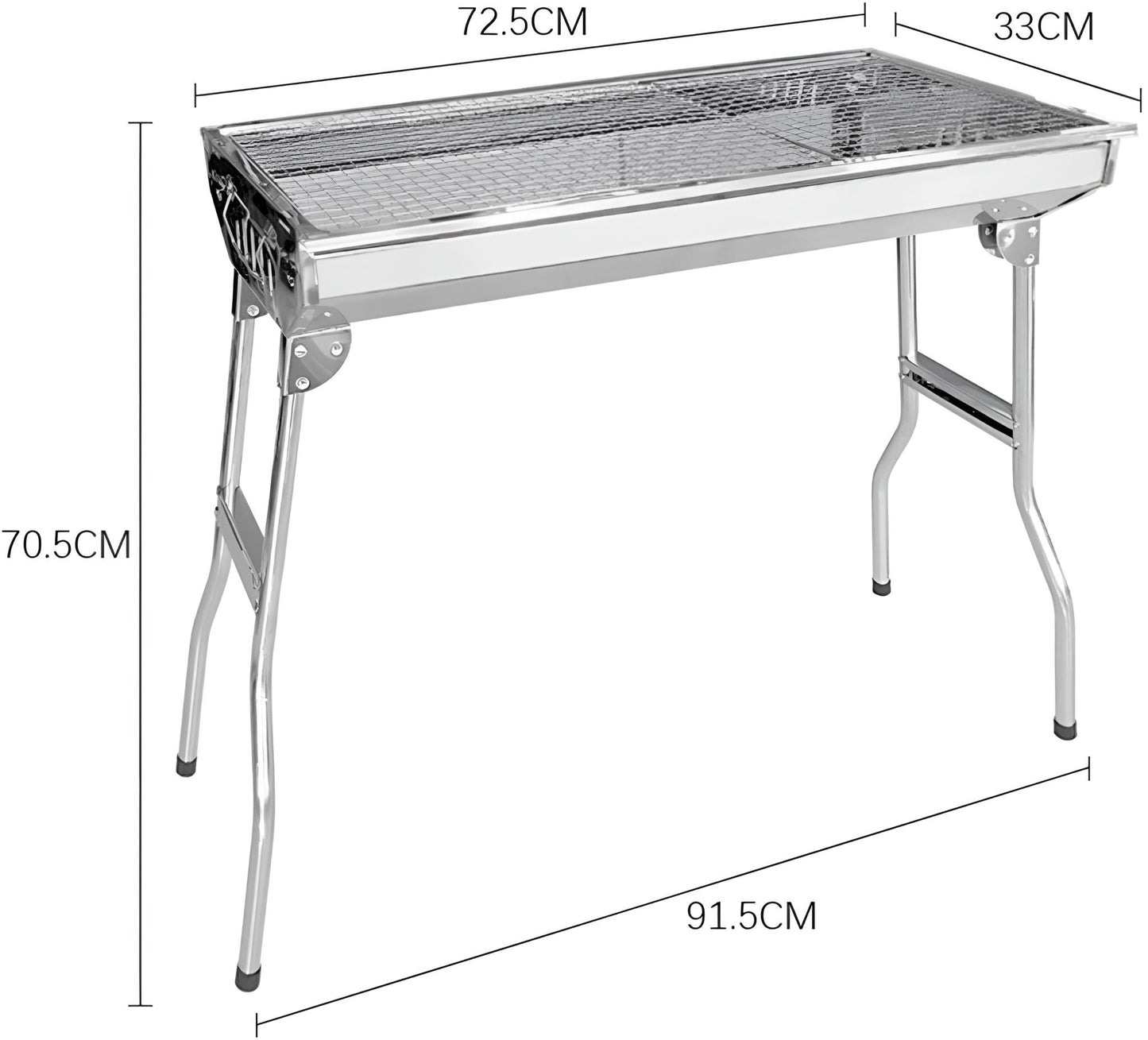 Stainless steel Charcoal BBQ Grill