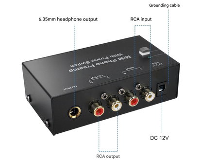 phono preamp with power adapter