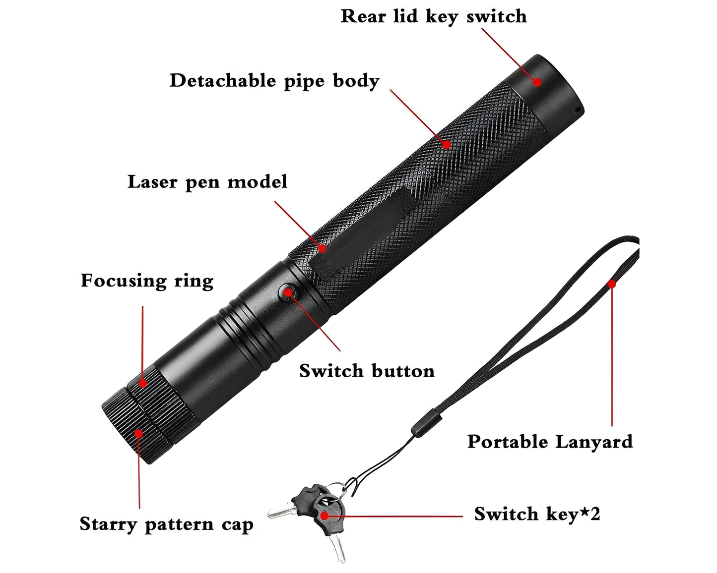 Laser Pointer Pen Rechargeable