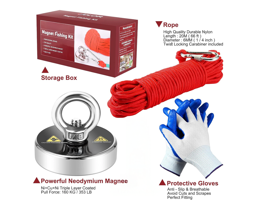Salvage Magnet Fishing Kit