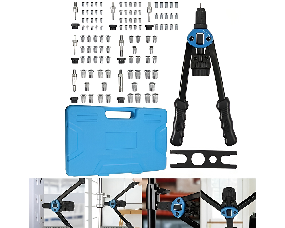 Nut Rivet Riveter Gun Riveting Kit