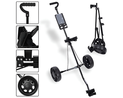 Foldable golf trolley cart