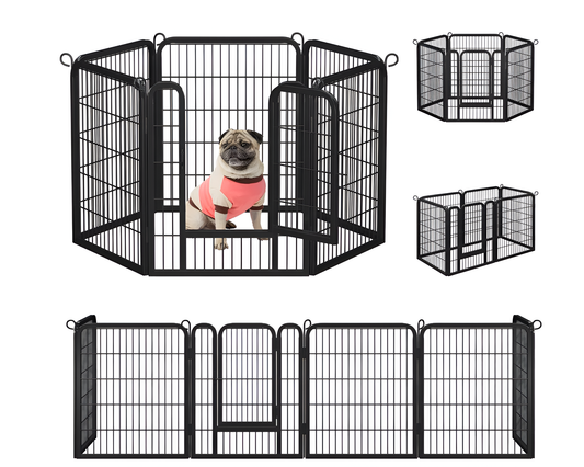 12 Panel Heavy Duty Pet Playpen with Door
